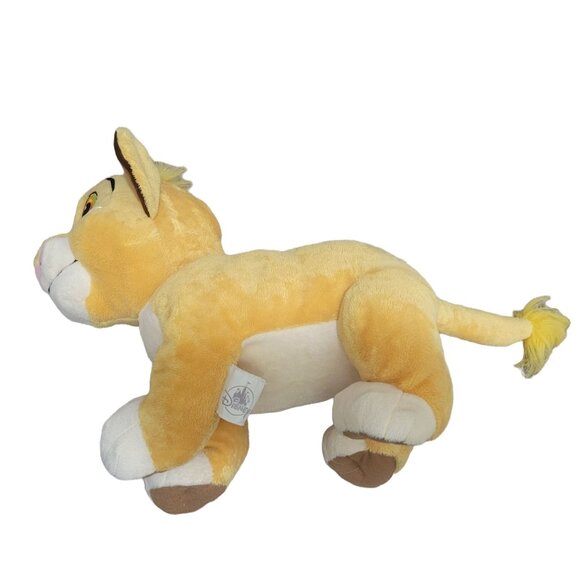 Disney Store Lion King Simba 14 inch Plush Cub Stuffed Animal Toy Fuzzy Hair - Picture 4 of 8
